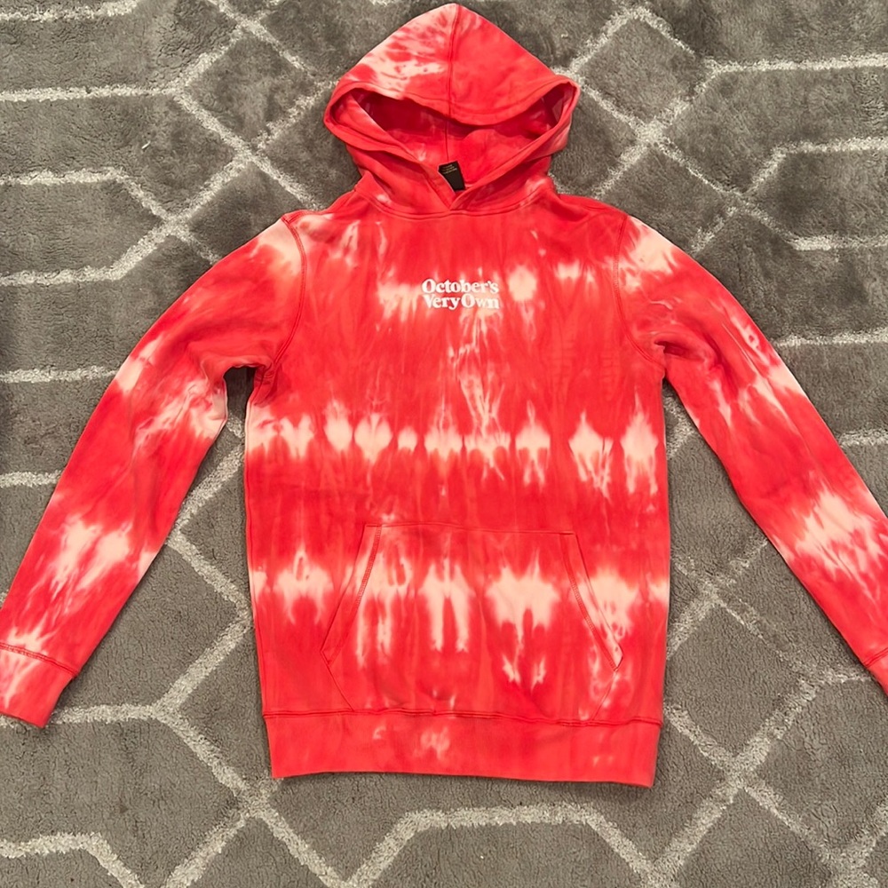 Drake x Octobers Very Own Marble Red Sweatshirt
